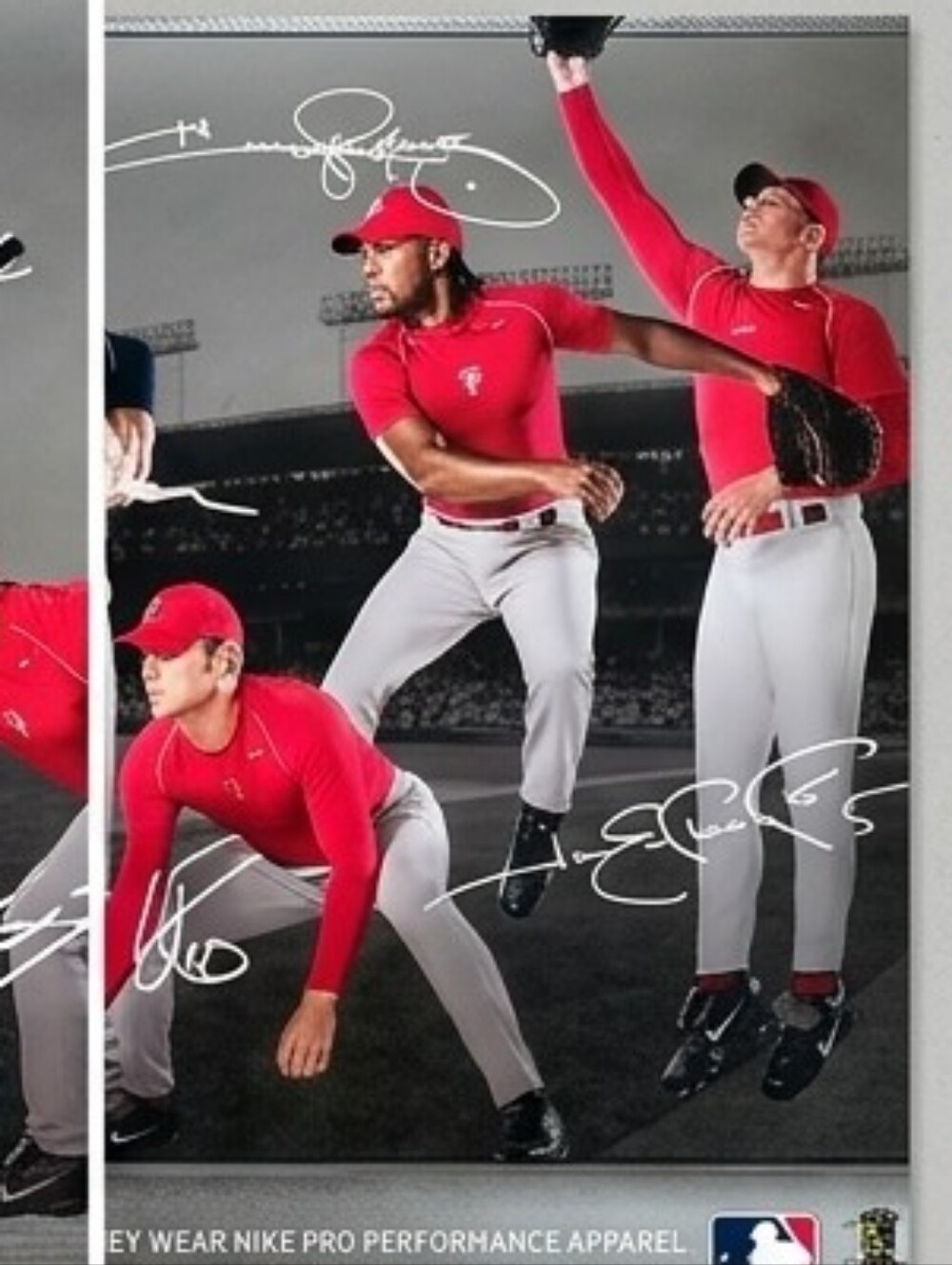 Rare Nike Pro MLB All-Stars 68" x 22" Panoramic Poster - Picture 14 of 16